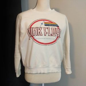 White PINK FLOYD Pullover Sweatshirt